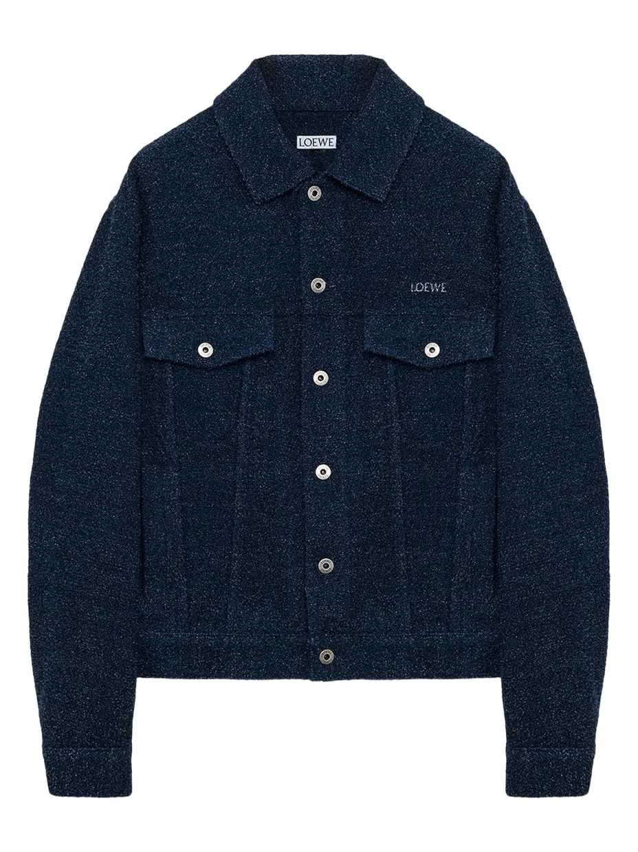 Loewe Men's Textured Trucker Jacket