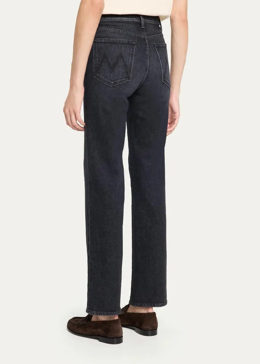Mother The Rambler Zip Sneak Straight-Leg Jeans | Thumbnail 3