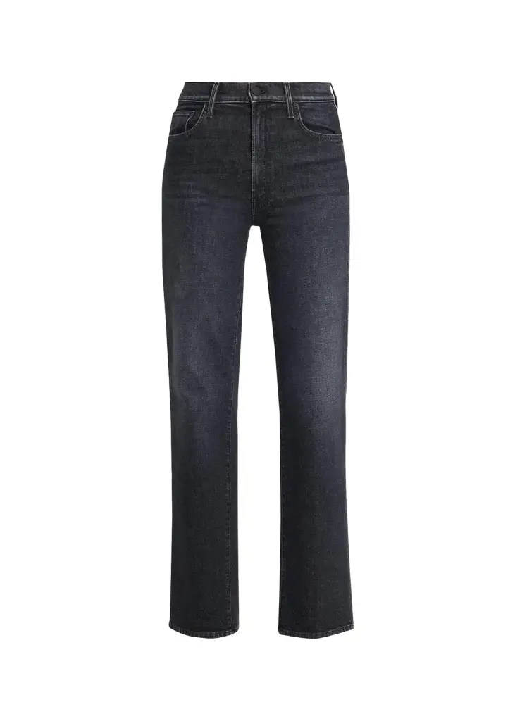 Mother The Rambler Zip Sneak Straight-Leg Jeans
