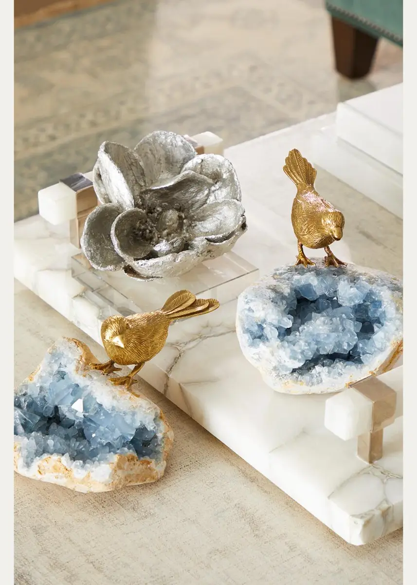 John-Richard Collection Bird On Celestite Rock II Decorative Accent | Thumbnail 2