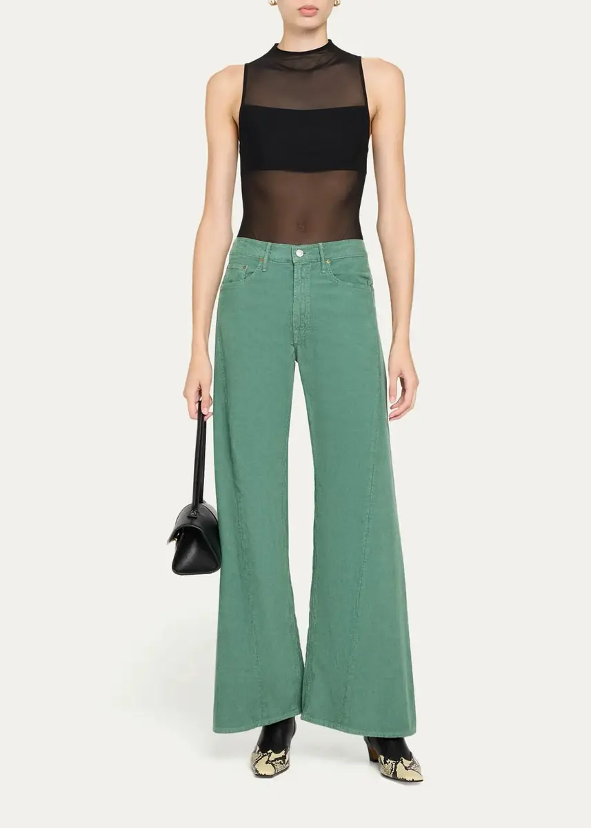 Mother The Lemon Twist Wide-Leg Pants | Thumbnail 2 Mother The Lemon Twist Wide-Leg Pants | Thumbnail 2