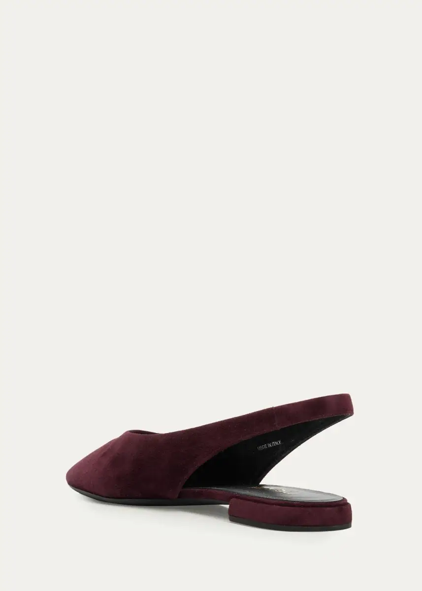 Prada Suede Slingback Flats | Thumbnail 4 Prada Suede Slingback Flats | Thumbnail 4