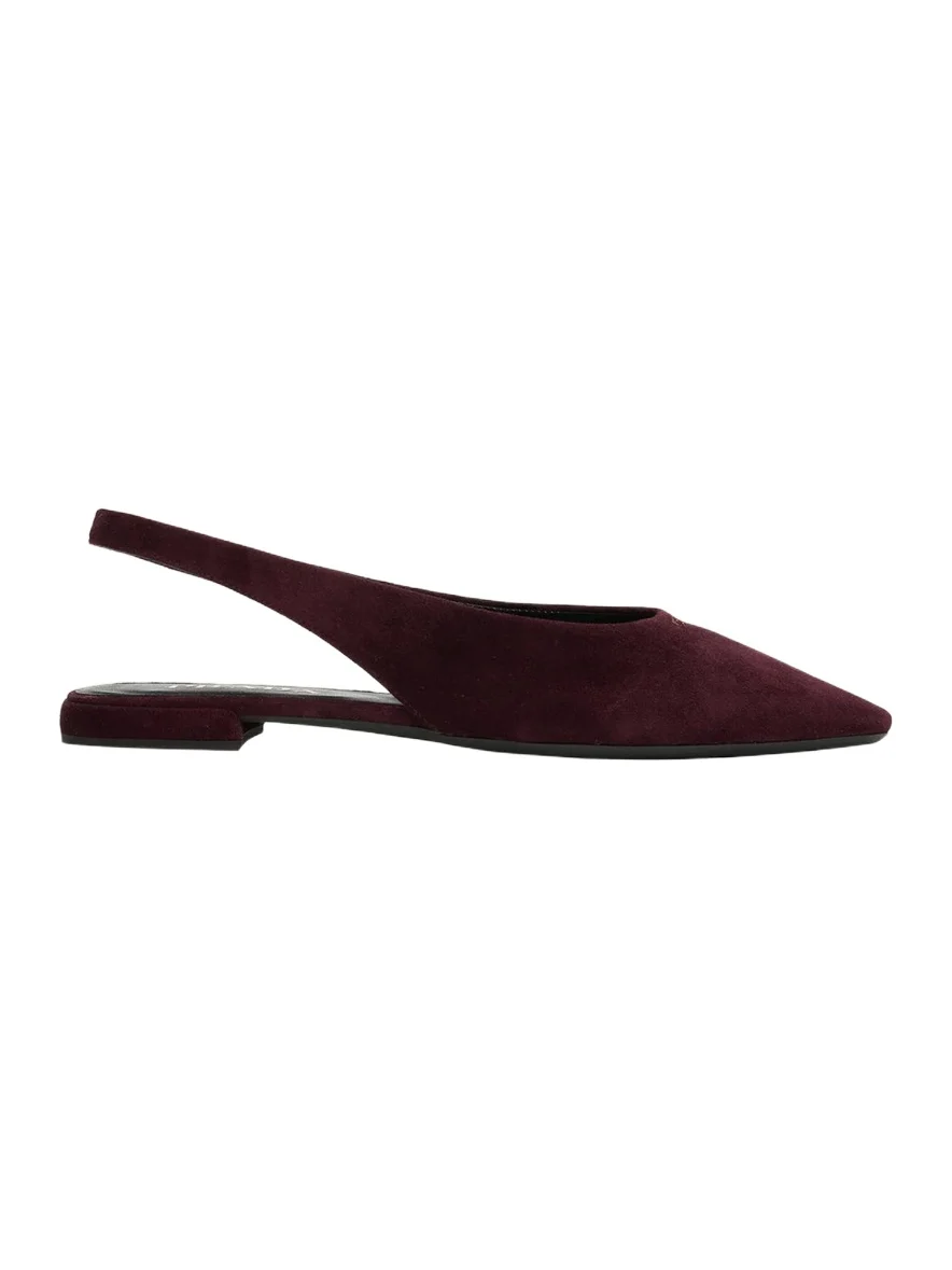 Prada Suede Slingback Flats
