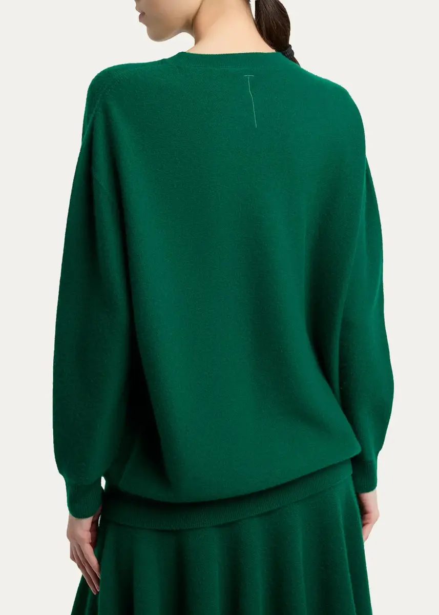 TOM FORD Boutique Cashmere Oversized Crewneck Sweater | Thumbnail 5 TOM FORD Boutique Cashmere Oversized Crewneck Sweater | Thumbnail 5