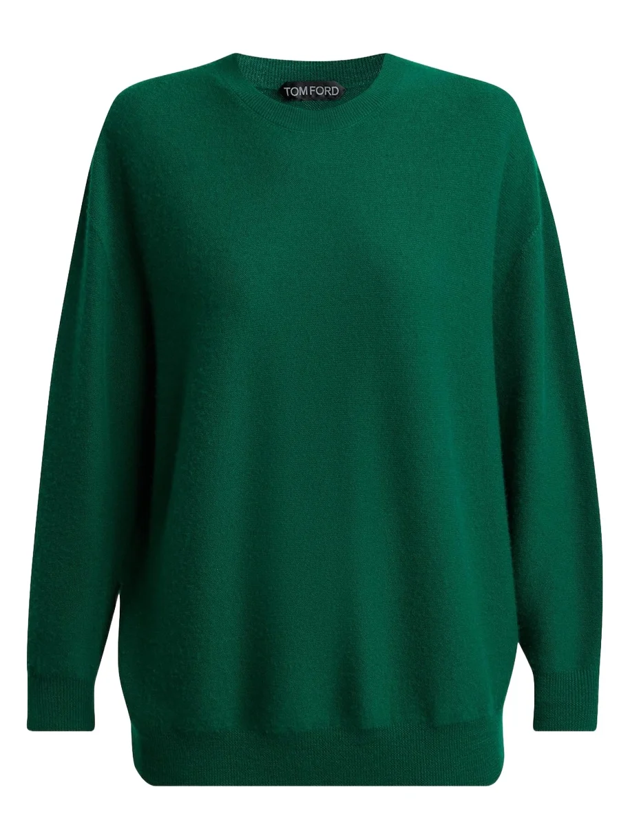 Cashmere Oversized Crewneck Sweater Cashmere Oversized Crewneck Sweater