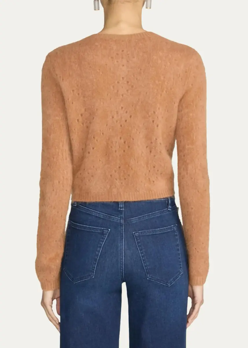 Frame The Cashmere Airy Teddy Cardigan | Thumbnail 3 Frame The Cashmere Airy Teddy Cardigan | Thumbnail 3
