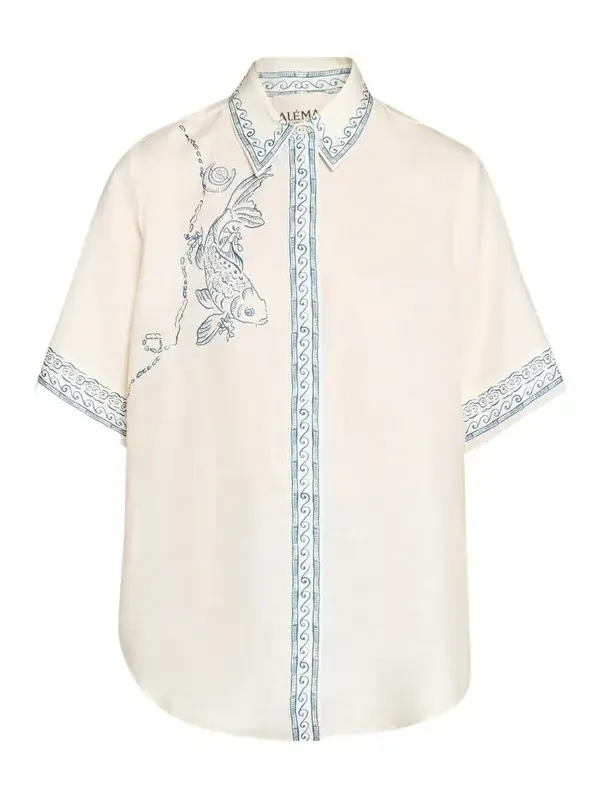 Lucky Short-Sleeve Linen Shirt Lucky Short-Sleeve Linen Shirt