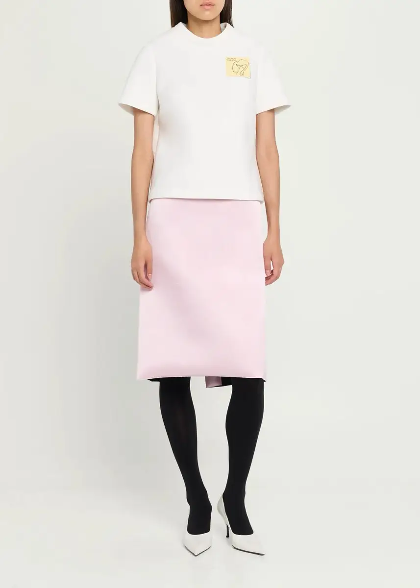 Marc Jacobs Runway Sticky Note Cotton-Blend T-Shirt | Thumbnail 2 Marc Jacobs Runway Sticky Note Cotton-Blend T-Shirt | Thumbnail 2