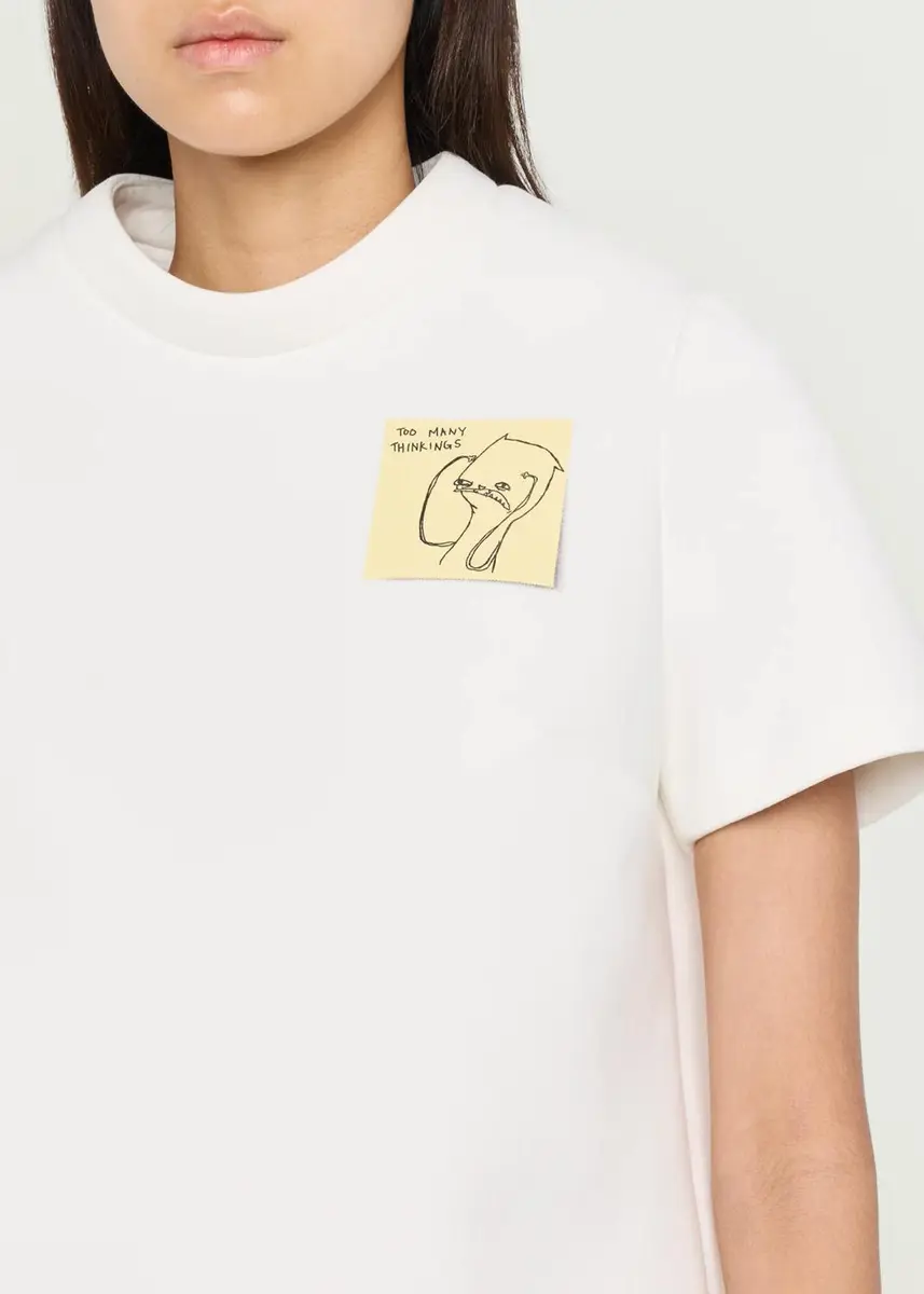 Marc Jacobs Runway Sticky Note Cotton-Blend T-Shirt | Thumbnail 5 Marc Jacobs Runway Sticky Note Cotton-Blend T-Shirt | Thumbnail 5