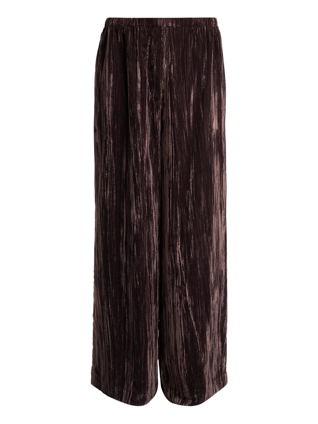 Meadow Crushed-Velvet Straight-Leg Pants Meadow Crushed-Velvet Straight-Leg Pants