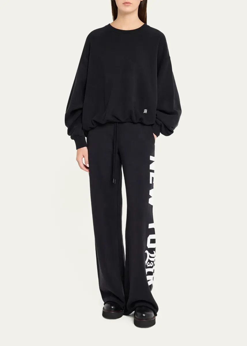 R13 New York Print Balloon-Sleeve Sweatshirt | Thumbnail 2 R13 New York Print Balloon-Sleeve Sweatshirt | Thumbnail 2