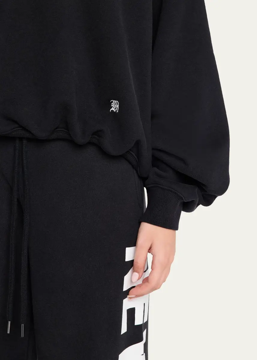R13 New York Print Balloon-Sleeve Sweatshirt | Thumbnail 5 R13 New York Print Balloon-Sleeve Sweatshirt | Thumbnail 5