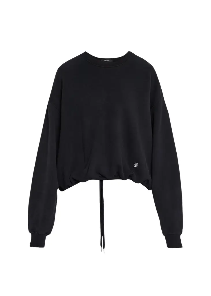 R13 New York Print Balloon-Sleeve Sweatshirt