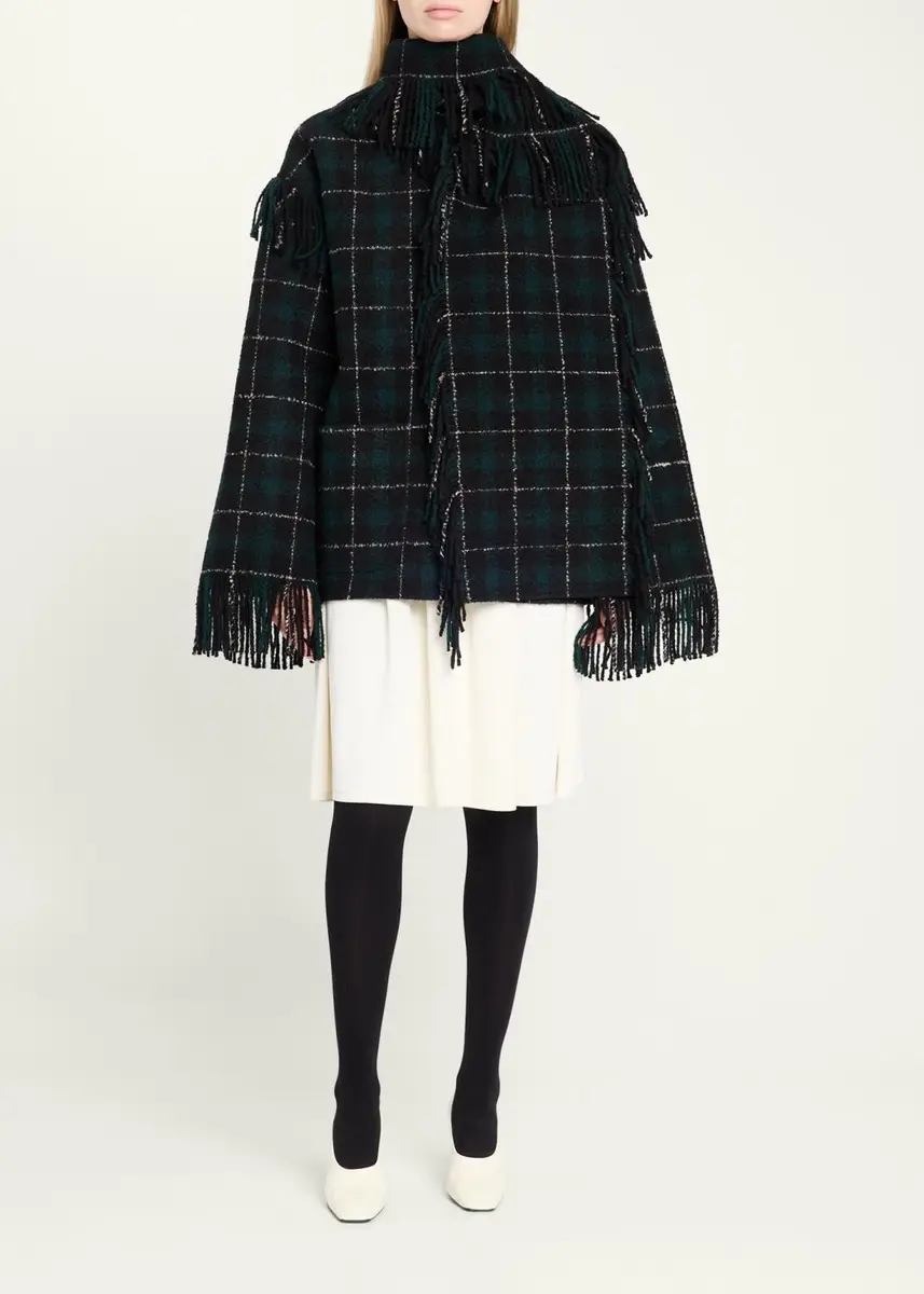 TOTEME Fringed Scarf Jacket | Thumbnail 2