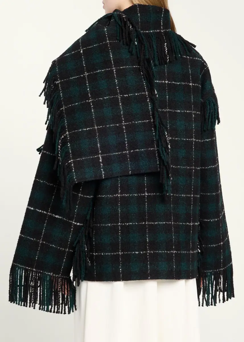 TOTEME Fringed Scarf Jacket | Thumbnail 3