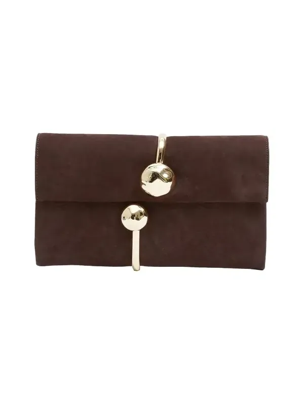 Simkhai Amaya Suede Clutch