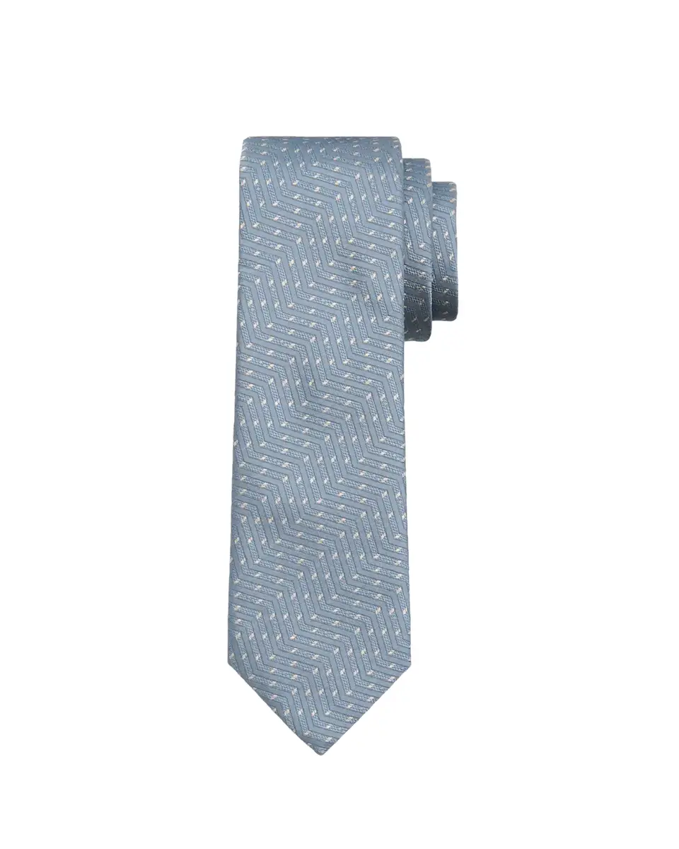 Giorgio Armani Men's Jacquard Chevron Silk Tie | Thumbnail 2 Giorgio Armani Men's Jacquard Chevron Silk Tie | Thumbnail 2