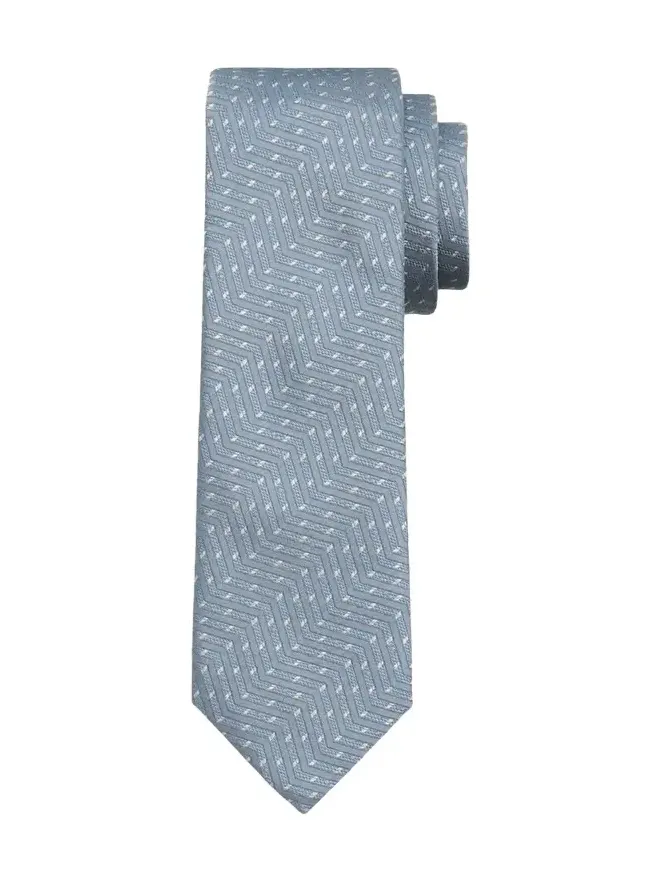 Giorgio Armani Men's Jacquard Chevron Silk Tie