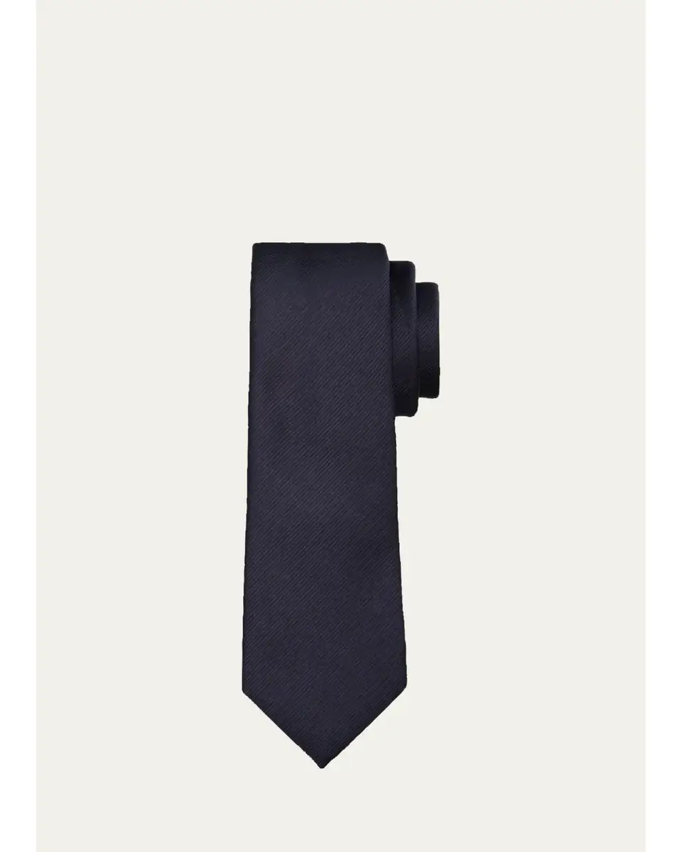 Giorgio Armani Silk Twill Tie | Thumbnail 2 Giorgio Armani Silk Twill Tie | Thumbnail 2