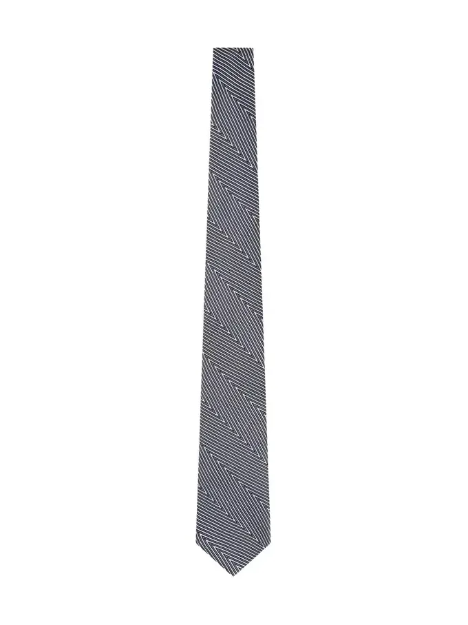 Men's Geometric Silk Tie