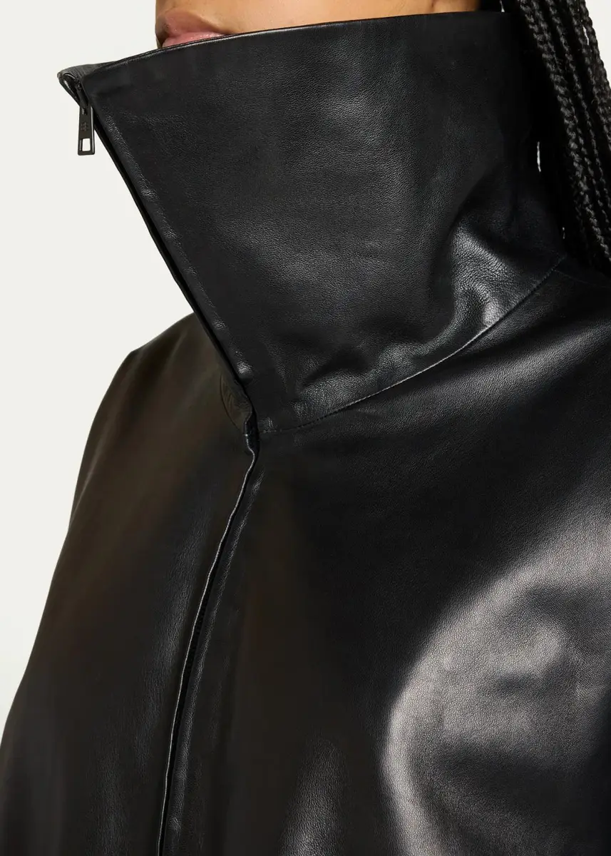 Balenciaga High Collar Blouson Skirted Jacket | Thumbnail 5