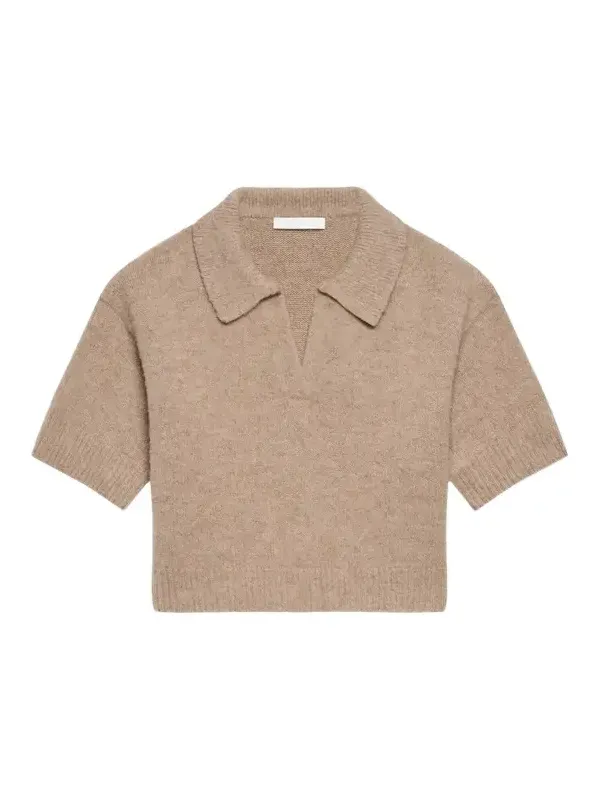 Cropped Wool Polo Cropped Wool Polo