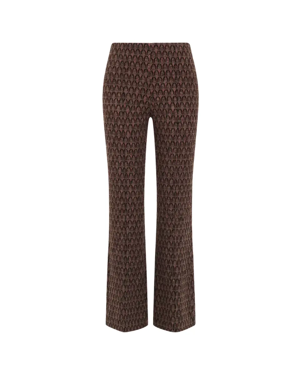 Diane von Furstenberg Leonor Viscose Knit Jacquard Trousers | Thumbnail 2 Diane von Furstenberg Leonor Viscose Knit Jacquard Trousers | Thumbnail 2