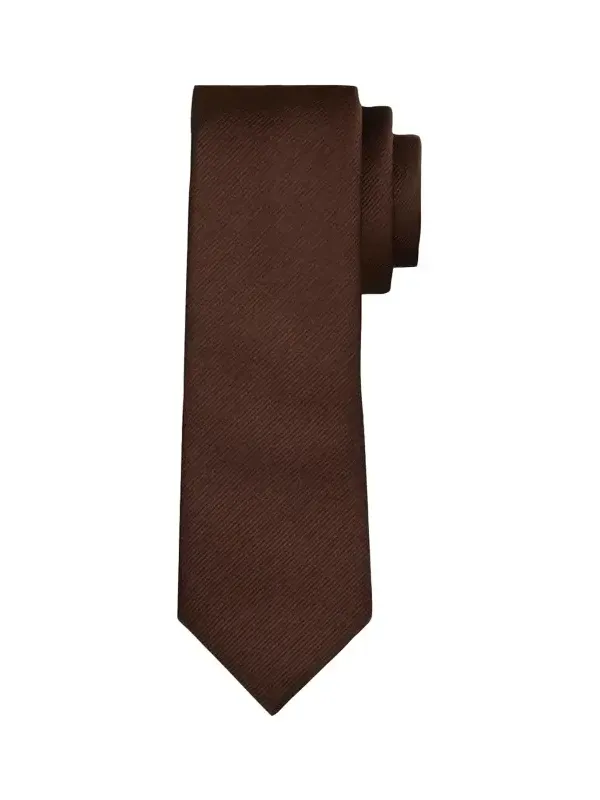 Giorgio Armani Men's Solid Textured Silk Tie