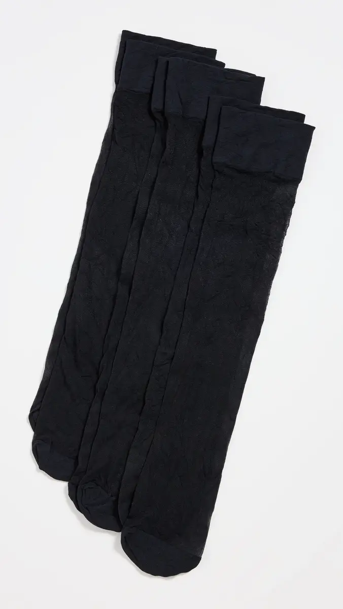 Stems Essential Sheer Knee Socks Set Of Three | Thumbnail 4 Stems Essential Sheer Knee Socks Set Of Three | Thumbnail 4