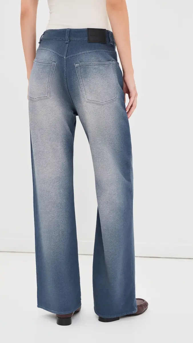 Acne Studios Denim Jersey Trousers | Thumbnail 3