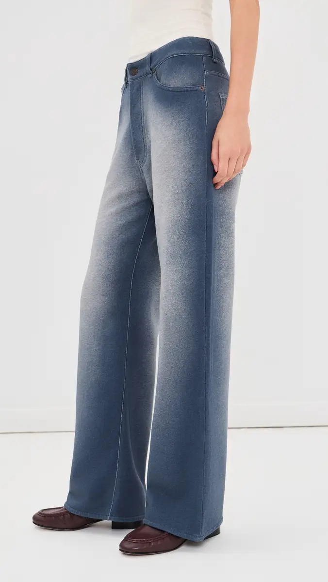 Acne Studios Denim Jersey Trousers | Thumbnail 4