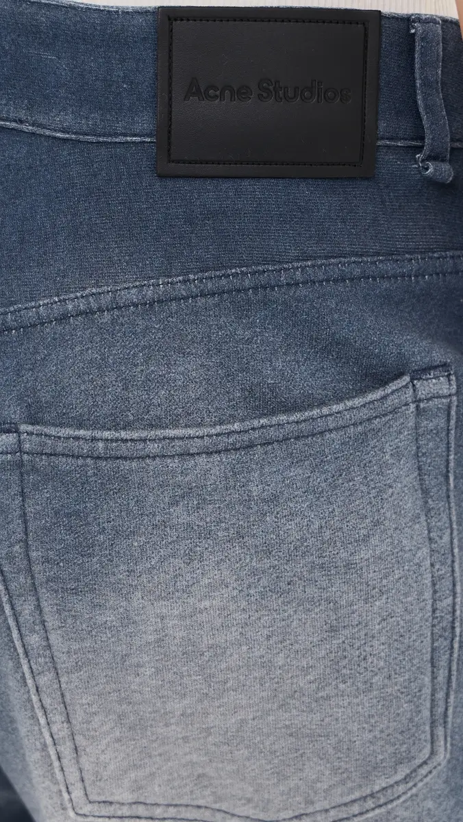 Acne Studios Denim Jersey Trousers | Thumbnail 6