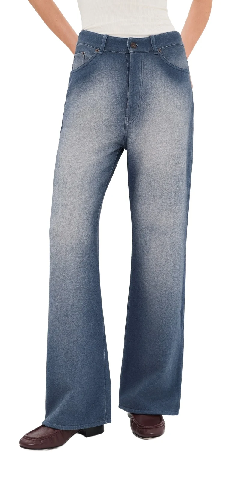 Denim Jersey Trousers