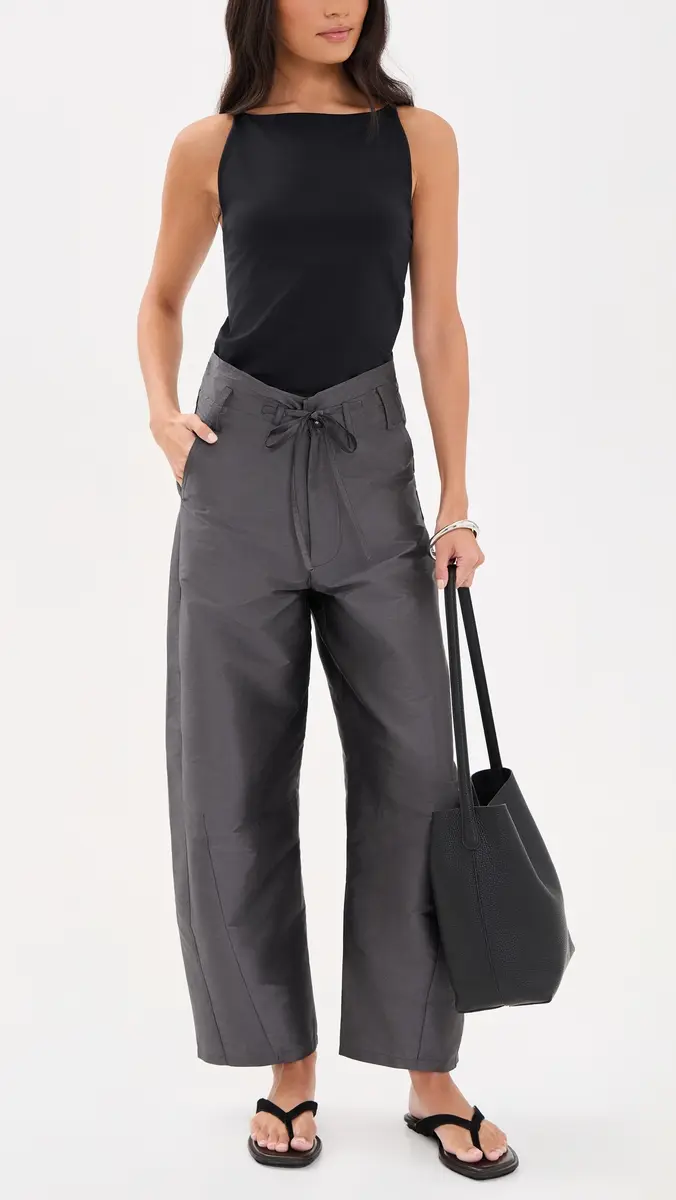 CHAN LUU Techno Taffeta Barrel Pants | Thumbnail 5 CHAN LUU Techno Taffeta Barrel Pants | Thumbnail 5