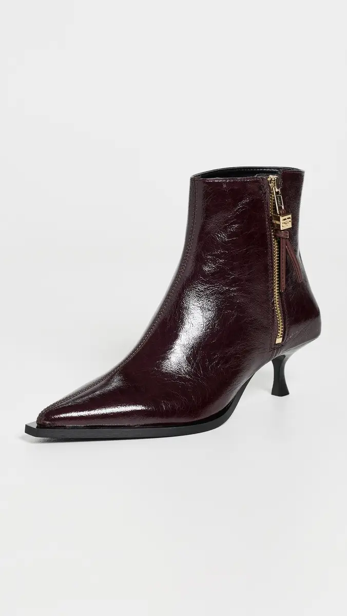 Ganni Ana Faux Leather Ankle Boots | Thumbnail 2