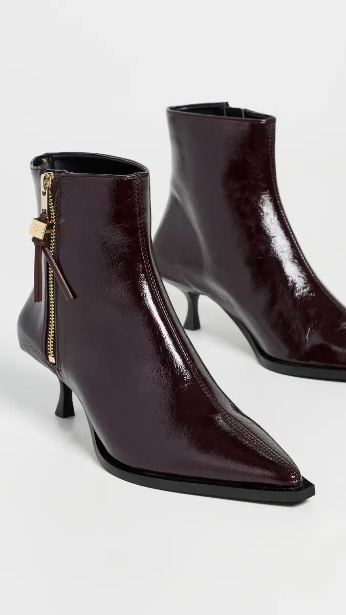 Ganni Ana Faux Leather Ankle Boots | Thumbnail 5