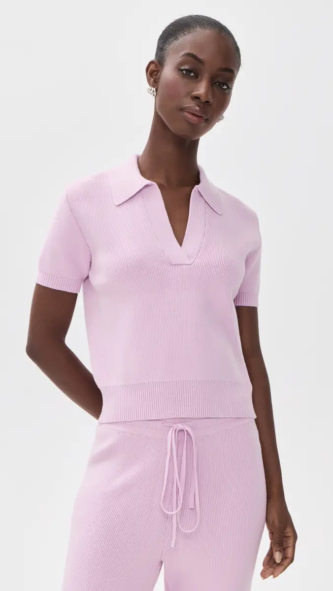 English Factory Ribbed Knit Polo Sweater | Thumbnail 2 English Factory Ribbed Knit Polo Sweater | Thumbnail 2