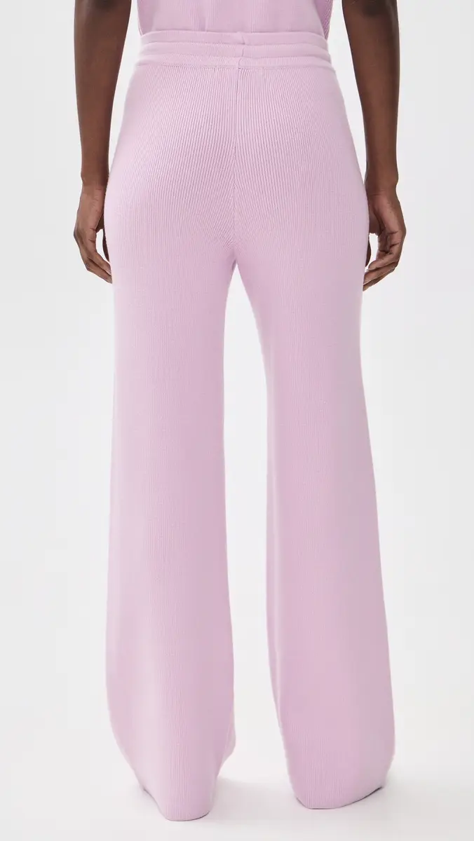 English Factory Ribbed Knit Drawstring Wide Leg Pants | Thumbnail 3 English Factory Ribbed Knit Drawstring Wide Leg Pants | Thumbnail 3