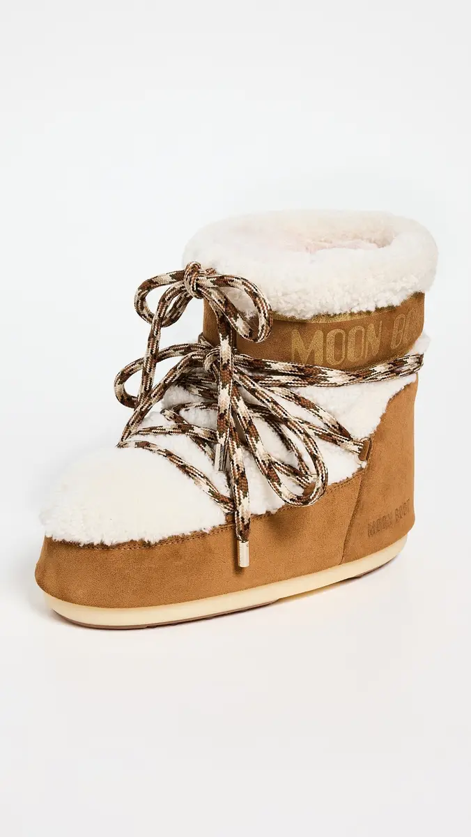 Moon Boot Icon Low Shearling Boots | Thumbnail 2 Moon Boot Icon Low Shearling Boots | Thumbnail 2