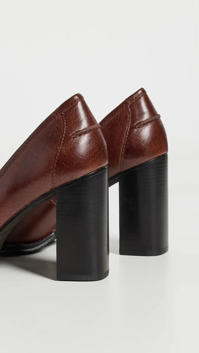 Tory Burch Vintage Heeled Loafers 85mm | Thumbnail 4 Tory Burch Vintage Heeled Loafers 85mm | Thumbnail 4