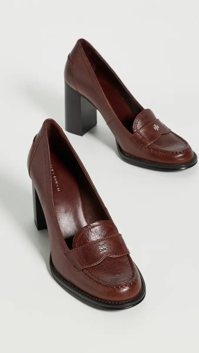 Tory Burch Vintage Heeled Loafers 85mm | Thumbnail 5 Tory Burch Vintage Heeled Loafers 85mm | Thumbnail 5