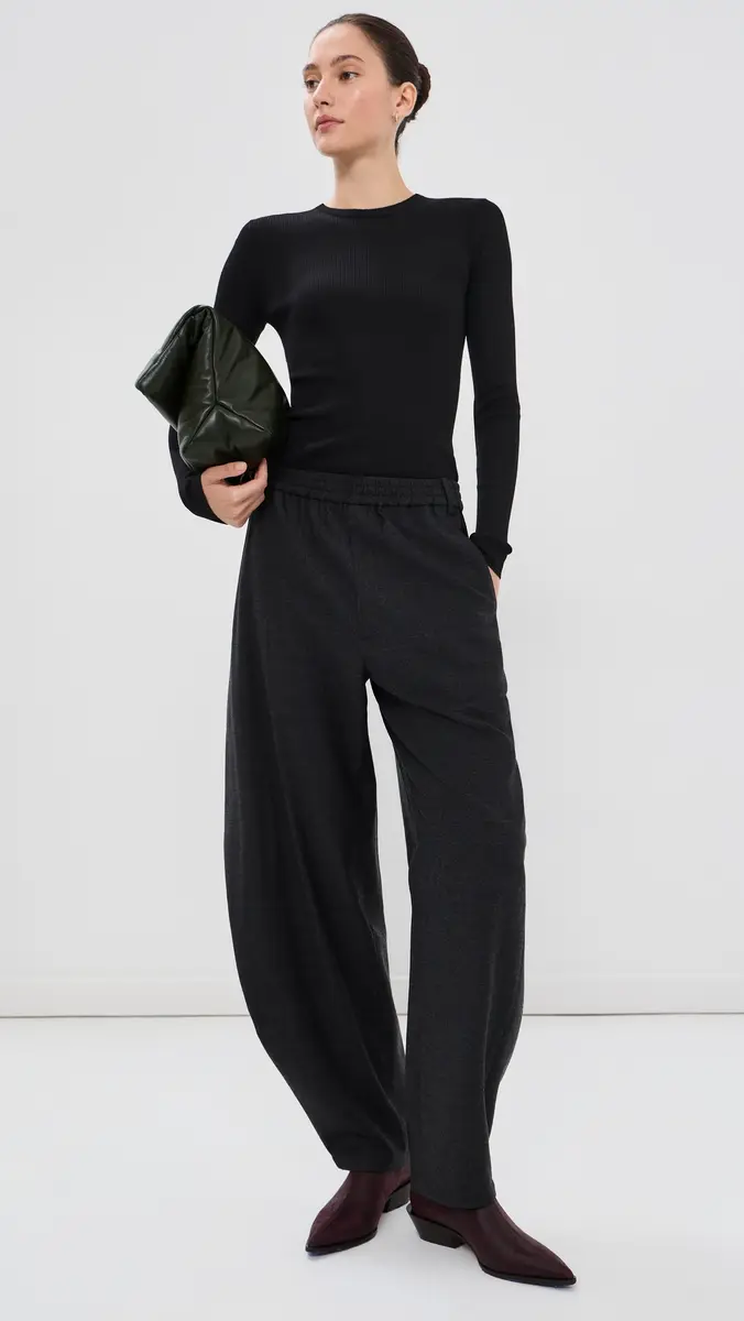 Tibi Feather Weight Ribbed Cutout Tee | Thumbnail 5 Tibi Feather Weight Ribbed Cutout Tee | Thumbnail 5