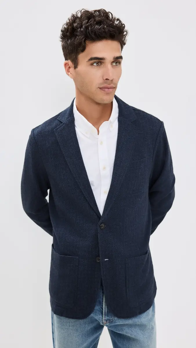 Faherty Inlet Herringbone Blazer | Thumbnail 2 Faherty Inlet Herringbone Blazer | Thumbnail 2