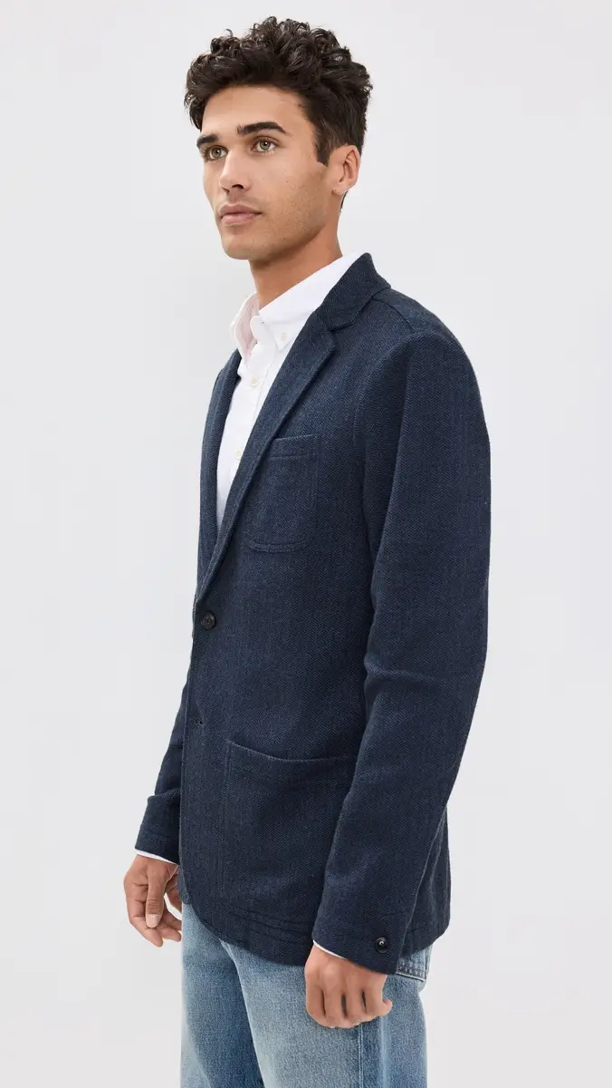Faherty Inlet Herringbone Blazer | Thumbnail 4 Faherty Inlet Herringbone Blazer | Thumbnail 4