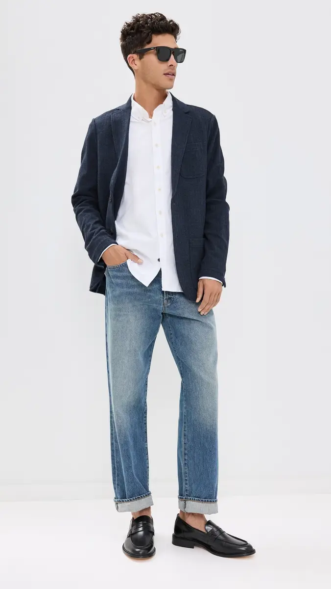Faherty Inlet Herringbone Blazer | Thumbnail 5 Faherty Inlet Herringbone Blazer | Thumbnail 5