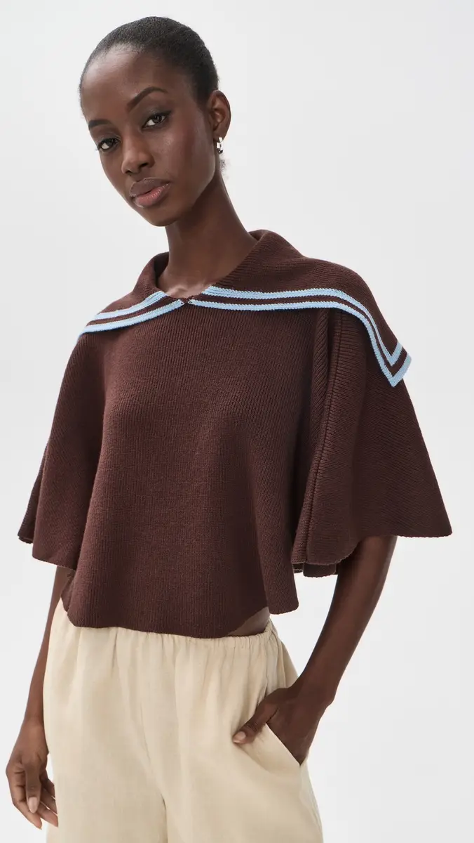 Muse Assembly Pip Knit Cape | Thumbnail 2 Muse Assembly Pip Knit Cape | Thumbnail 2