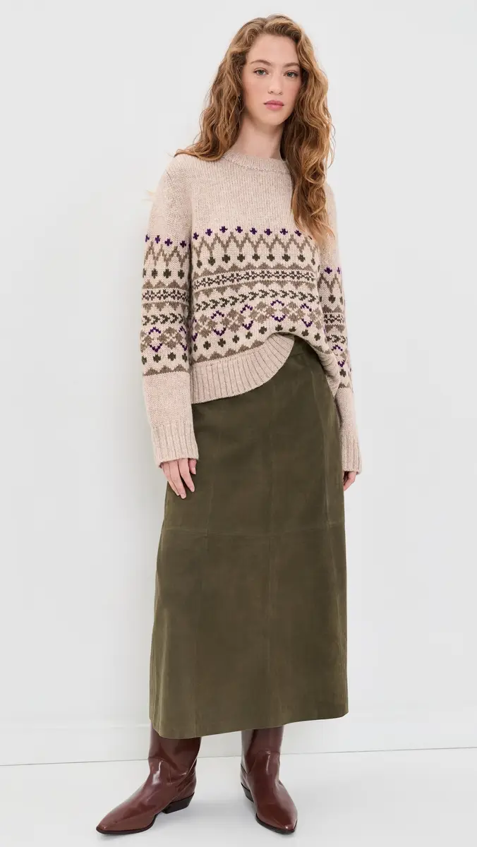 Jenni Kayne Sterling Oatmeal Alpaca Crewneck | Thumbnail 5 Jenni Kayne Sterling Oatmeal Alpaca Crewneck | Thumbnail 5