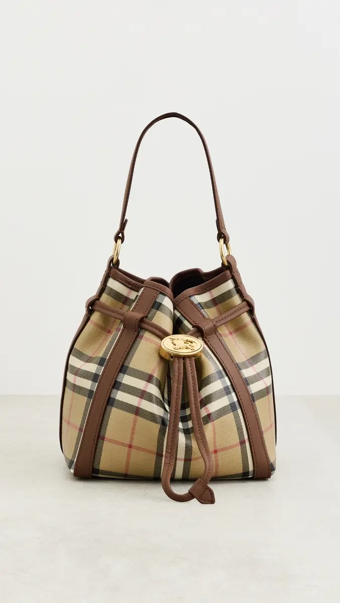 Burberry Mini Drawstring Bucket Bag | Thumbnail 2 Burberry Mini Drawstring Bucket Bag | Thumbnail 2