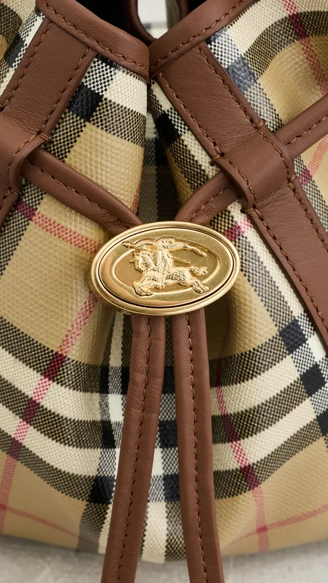 Burberry Mini Drawstring Bucket Bag | Thumbnail 5 Burberry Mini Drawstring Bucket Bag | Thumbnail 5