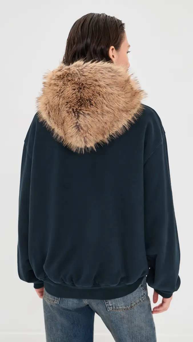 Acne Studios Faux Fur Hooded Jacket | Thumbnail 4 Acne Studios Faux Fur Hooded Jacket | Thumbnail 4